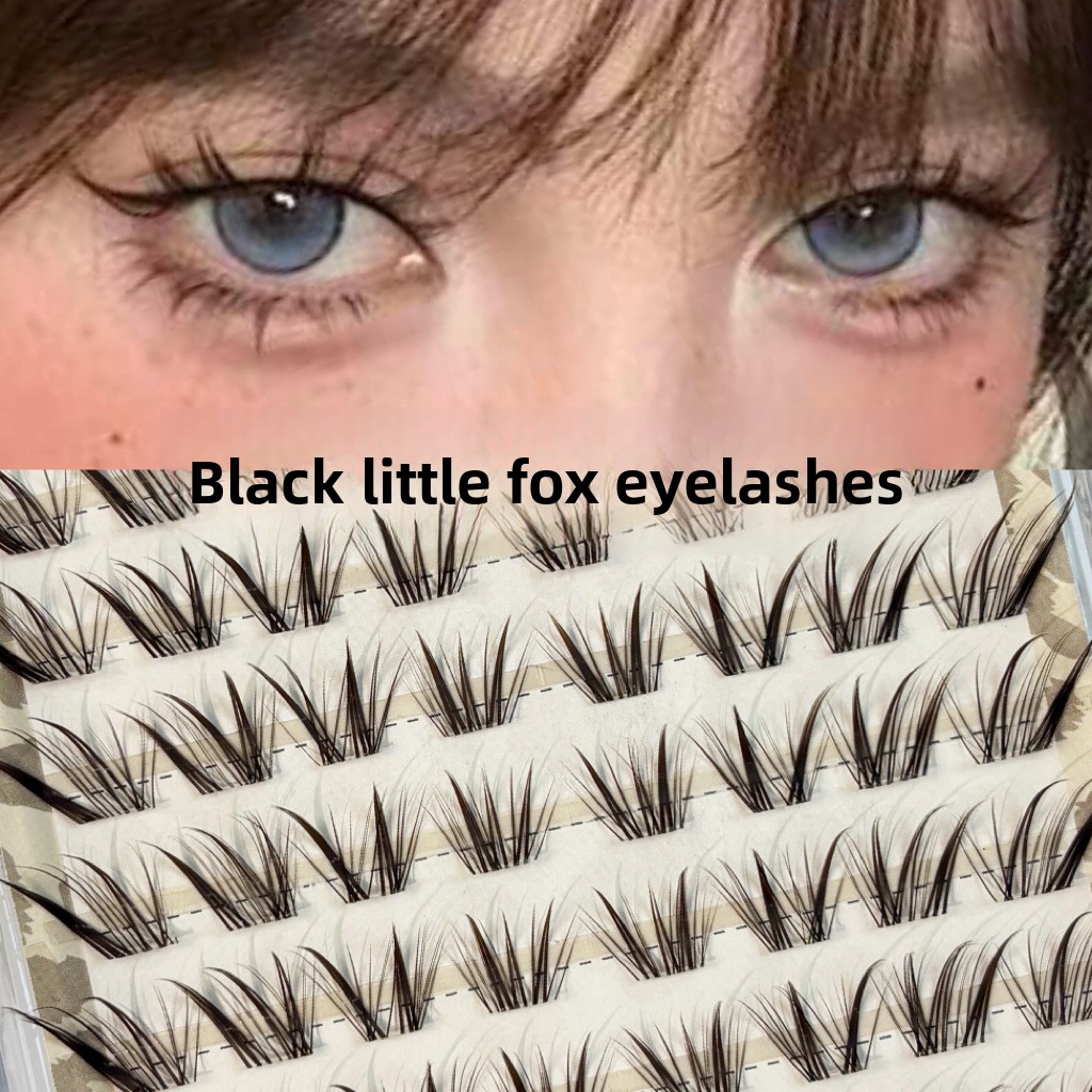 Glueless Fox Eye False Eyelash - Eyelash Extension Fox Eye ulasan dan harga