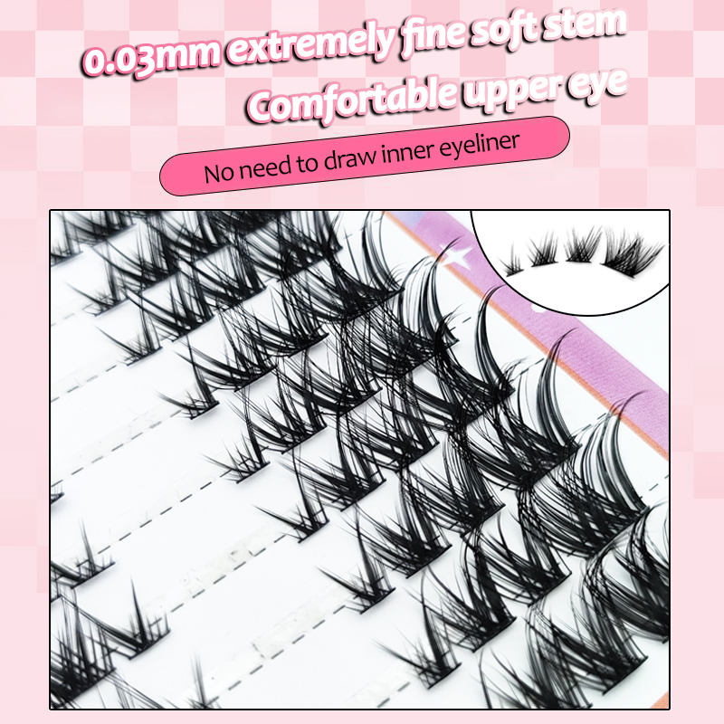 Fox False Eyelashes 1 box 80 B - Eyelash Extension Fox Eye ulasan dan harga