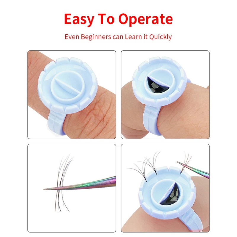 100 Pcs Disposable Eyelash Glu - Eyelash Extension Class ulasan dan harga