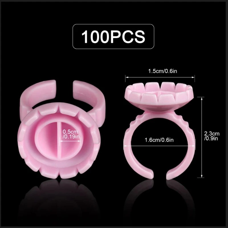 100 Pcs Disposable Eyelash Glu - Eyelash Extension Class ulasan dan harga