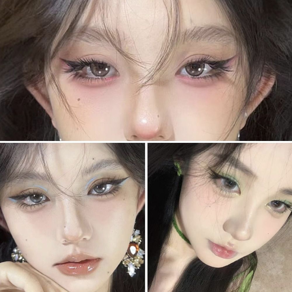 3D Cat Eye Clusters Lashes Man - Eyelash Extension Fox Eye ulasan dan harga