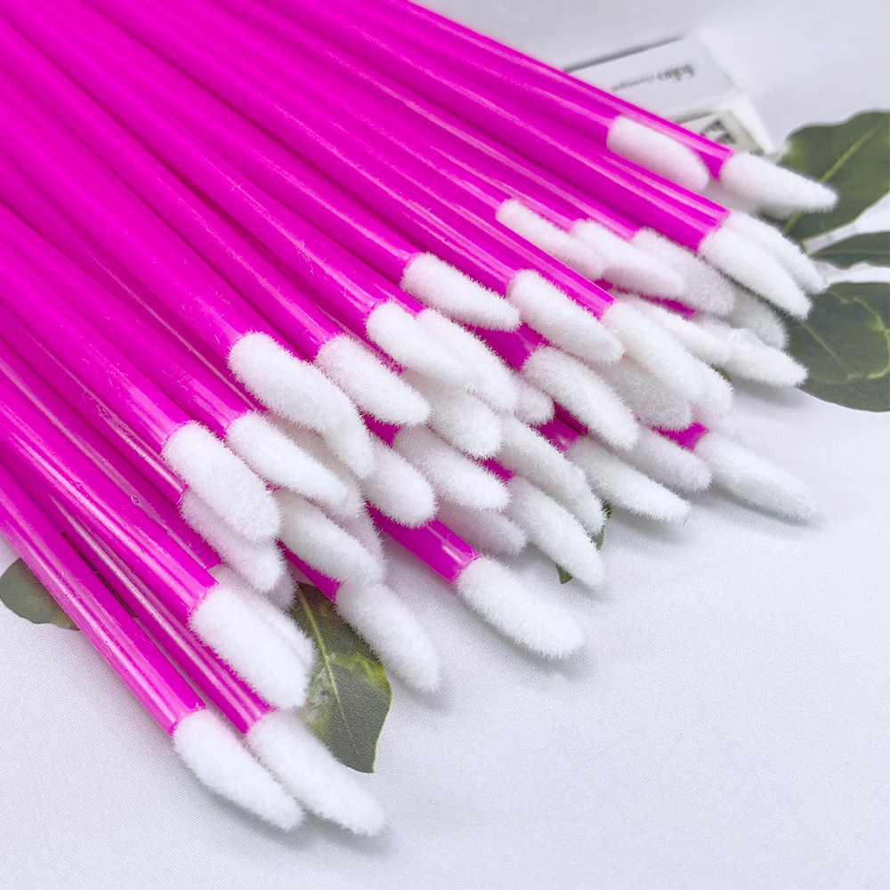100Pcs Disposable Lip Brush Ey - Eyelash Extension Options ulasan dan harga