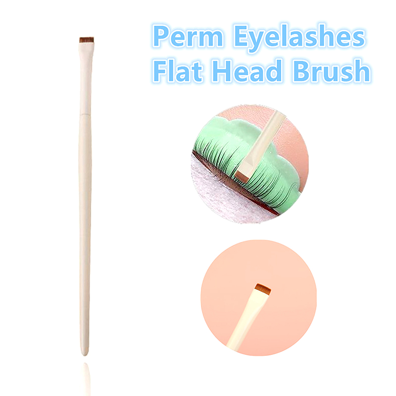 5/3/1PCS Flat Head Perm Brush  - Eyelash Extension Class ulasan dan harga