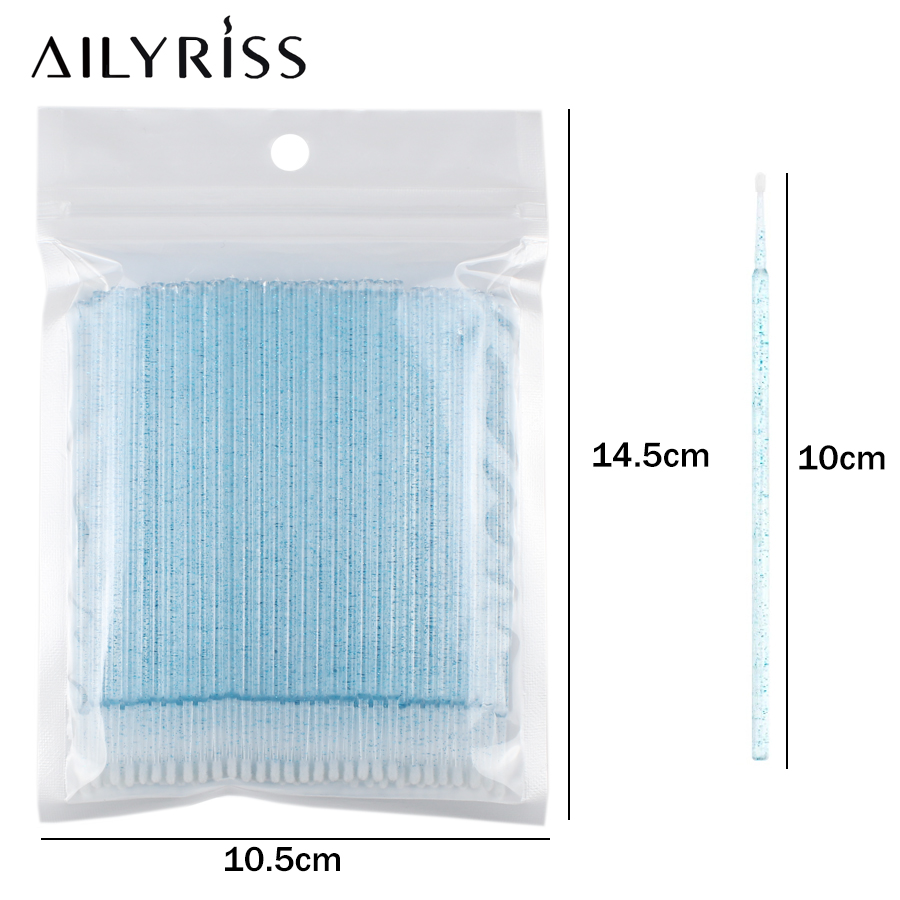 500pcs/lot Disposable Applicat - Eyelash Extension Cleaning ulasan dan harga