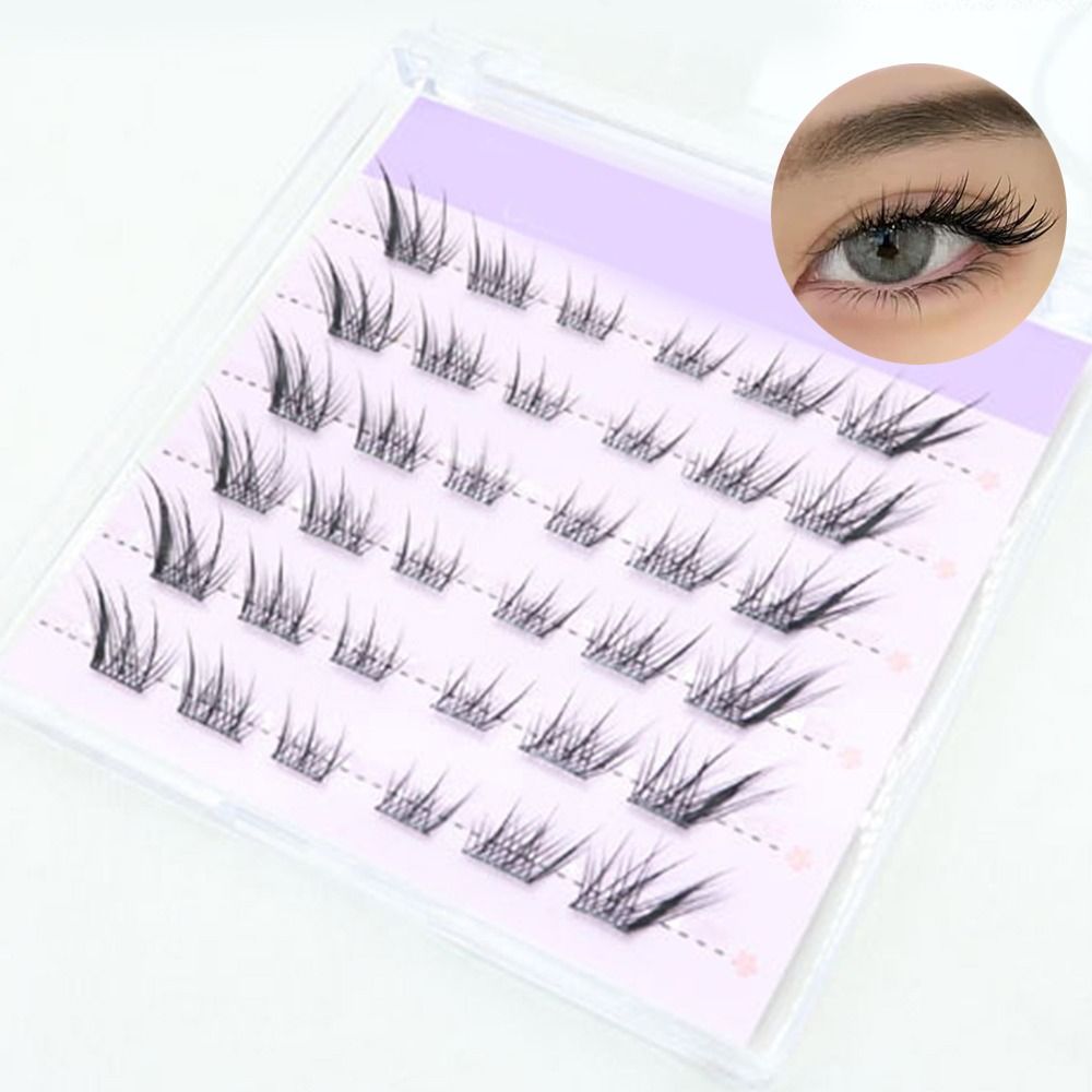 New 3D Cat Eye Self Adhesive L - Eyelash Extension Fox Eye ulasan dan harga