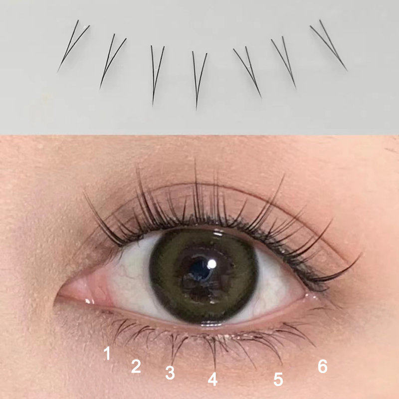 J Curl V Shape Under Eyelash C - Eyelash Extension Fox Eye ulasan dan harga