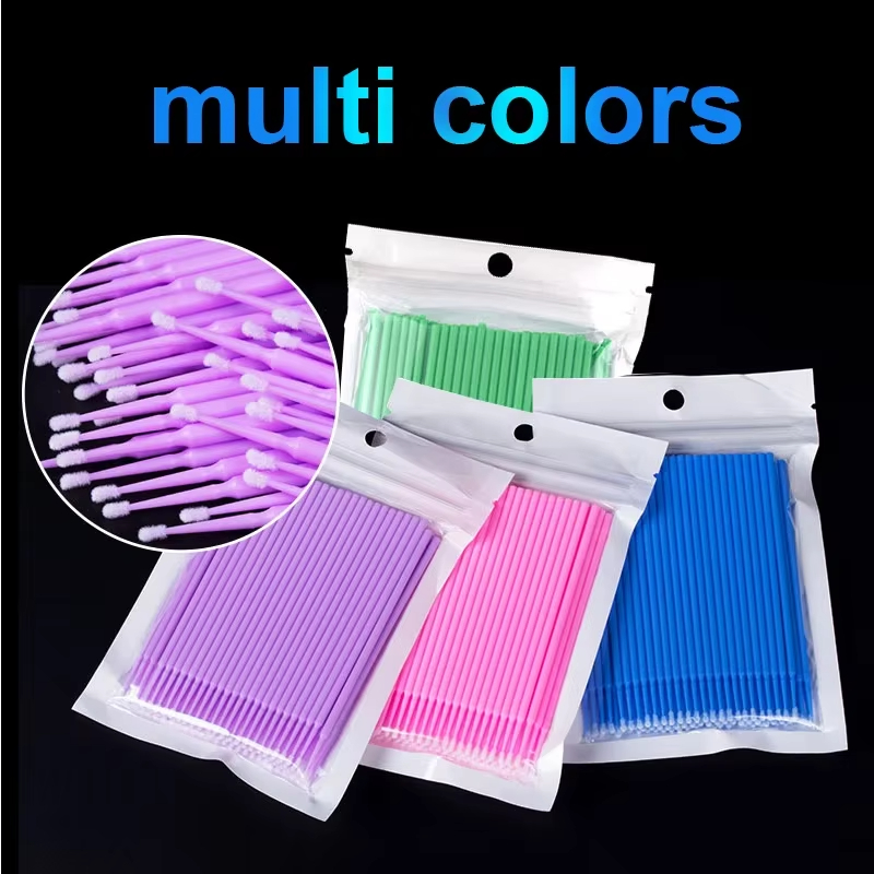 100Pcs Eyelash Cleaning Brush  - Eyelash Extension Cleaning ulasan dan harga