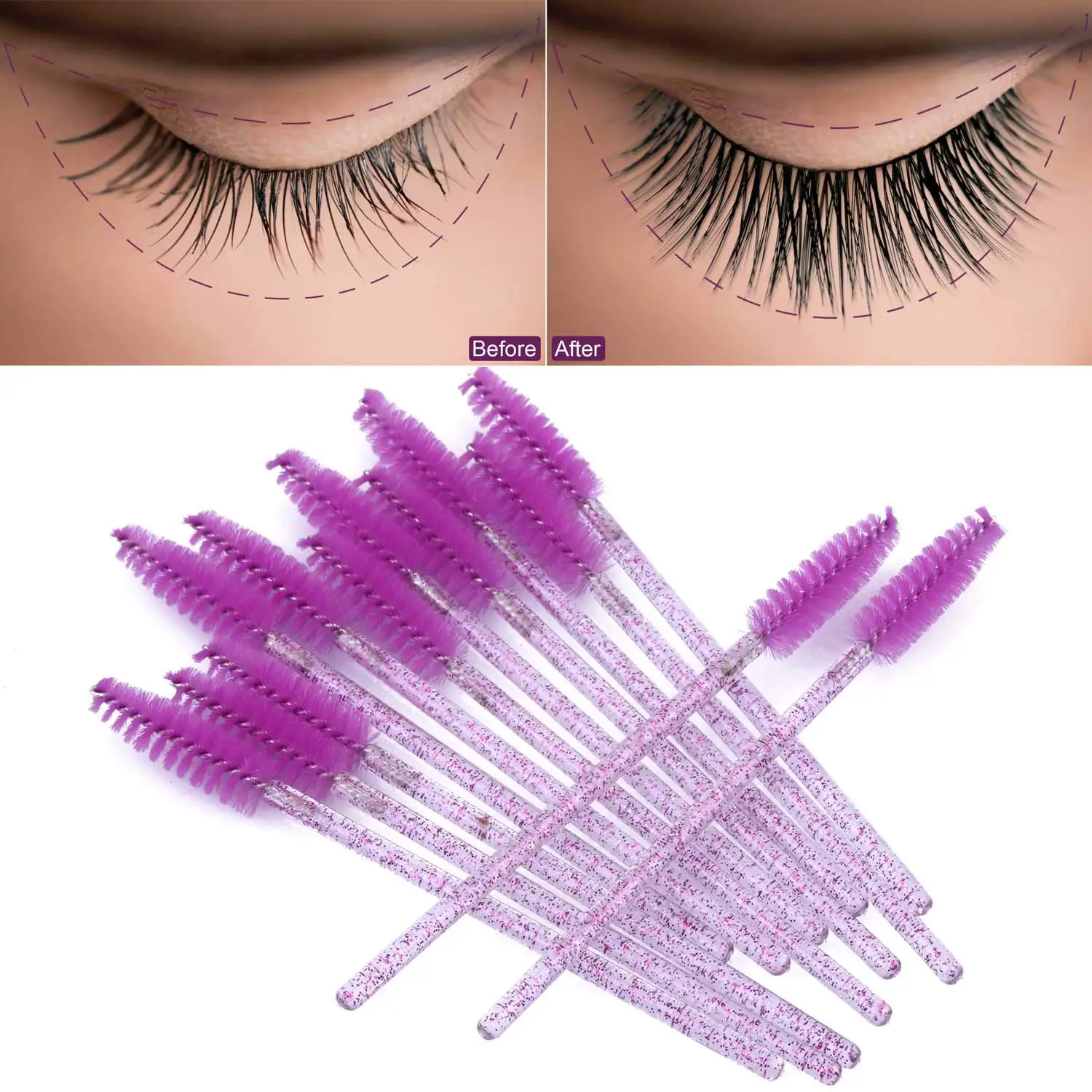 100/1000/2000pcs Disposable Ma - Eyelash Extension Options ulasan dan harga