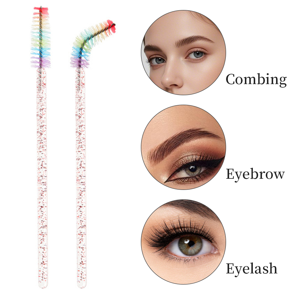 50PCS Rainbow Crystal Eyelash  - Eyelash Extension Class ulasan dan harga