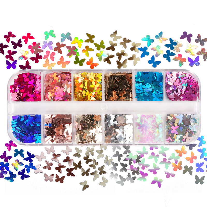 Mix Color Fluorescent Butterfl - Eyelash Extension Class ulasan dan harga