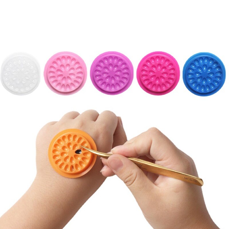 100pcs Eyelash Glue Holder Eye - Eyelash Extension Class ulasan dan harga