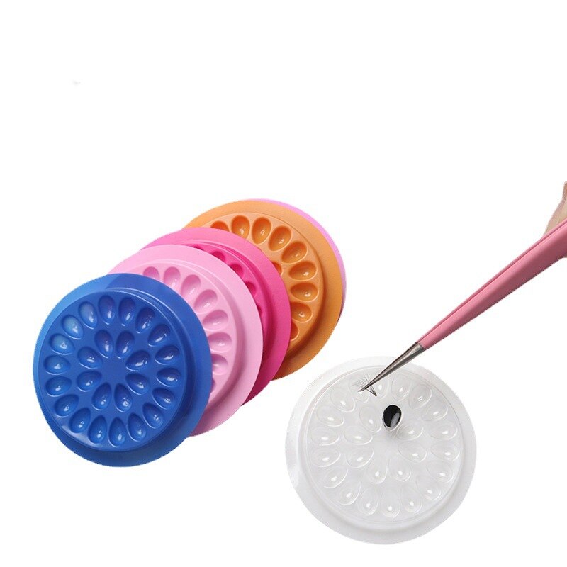 100pcs Eyelash Glue Holder Eye - Eyelash Extension Class ulasan dan harga