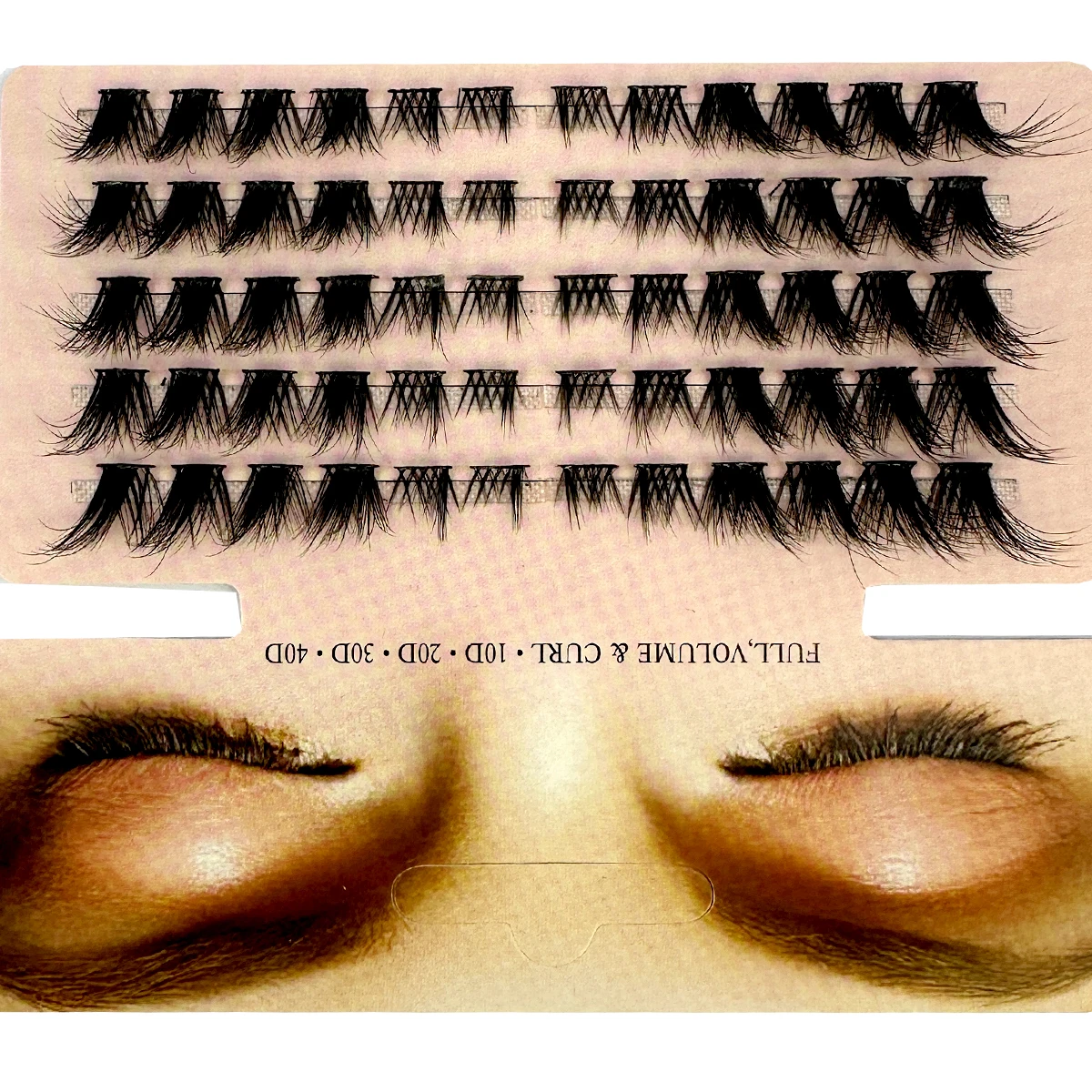 Mix 3D Fluffy Single Cluster E - Eyelash Extension Fox Eye ulasan dan harga